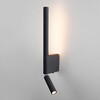 Миниатюра фото бра elektrostandard sarca led 40111/led черный a057584 | 220svet.ru