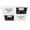 Миниатюра фото d54606070607 светильник lightstar domino quadro мr16 | 220svet.ru