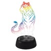 Миниатюра фото светодиодная фигура uniel uli-m507 rgb/3aa tiger/black ul-00008402 | 220svet.ru
