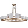 Миниатюра фото подвесная люстра newport 4338+16/c gold м0062174 | 220svet.ru