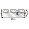 Миниатюра фото лента swg 9,6w/m 120led/m 315smd холодный белый 5m 004203 | 220svet.ru