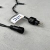 Миниатюра фото гирлянда нить 10м тепло-белая 220в, 100 led, провод черный пвх, ip54 ltc pst100-11-2ww | 220svet.ru