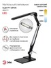 Миниатюра фото настольная лампа эра nled-497-12w-bk б0052771 | 220svet.ru