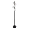 Миниатюра фото торшер arte lamp gemini a2243pn-6bk | 220svet.ru