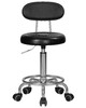 Миниатюра фото табурет мастера dobrin billy lm-3052_ch-m_el-black-13143 | 220svet.ru