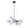 Миниатюра фото подвесная люстра arte lamp gemini a2243sp-10bk | 220svet.ru