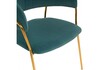 Миниатюра фото стул kamelia green / gold | 220svet.ru