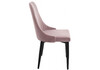 Миниатюра фото стул на металлокаркасе woodville kora light purple / black 15094 | 220svet.ru