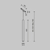 Миниатюра фото трековый низковольтный светильник maytoni focus led exility x tr245-4-7wtw-dd2-b | 220svet.ru