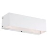 Миниатюра фото настенный светильник ideal lux flash ap2 bianco | 220svet.ru