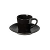 Миниатюра фото чайная пара costa nova nocs01-blk(nocs01-902) | 220svet.ru