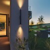 Миниатюра фото уличный фасадный светильник odeon light tubus 7105/10wl черный | 220svet.ru