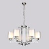 Миниатюра фото подвесная люстра ilamp king rm6201-6 cr+cl | 220svet.ru