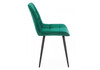 Миниатюра фото стул на металлокаркасе woodville челси к зеленый (zd 667) / черный 632513 | 220svet.ru