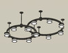 Миниатюра фото потолочный светильник на штанге ambrella light diy spot techno ring xr92221003 | 220svet.ru
