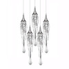Миниатюра фото подвесной светильник goddess tears 5r chrome | 220svet.ru