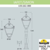 Миниатюра фото садово-парковый фонарь fumagalli aloe.r/simon u33.163.000.vxh27 | 220svet.ru