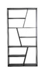 Миниатюра фото стеллаж черный 100*32*200см garda decor gy-08943 | 220svet.ru