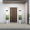 Миниатюра фото уличный настенный светодиодный светильник escada 30004w/01led | 220svet.ru