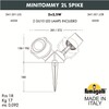 Миниатюра фото ландшафтный светильник fumagalli minitommy 2l spike  3m1.001.000.wxu2l | 220svet.ru