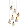 Миниатюра фото подвесной светильник 9701p/7r brass delight collection | 220svet.ru