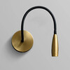 Миниатюра фото бра гибкая delight collection mt9016-1w brass  | 220svet.ru