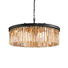 Миниатюра фото подвесная люстра odeon 6r black/amber delight collection | 220svet.ru