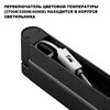 Миниатюра фото светильник накладной светодиодный с переключателем цветовой температуры novotech iter 359799 черный | 220svet.ru