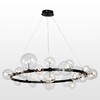 Миниатюра фото подвесная люстра lussole topgrade bubbles lsp-8396 | 220svet.ru