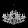 Миниатюра фото подвесная люстра crystal lux hollywood sp12+6 chrome | 220svet.ru