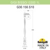 Миниатюра фото садово-парковый фонарь fumagalli gigi bisso/g300 1l g30.156.s10.wxe27 | 220svet.ru