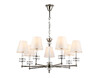 Миниатюра фото потолочная люстра с хрусталем ambrella light heigh light wh  lh71003 | 220svet.ru