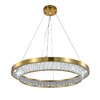 Миниатюра фото подвесной светодиодный светильник indigo riva 12045/1p brass v000102l | 220svet.ru