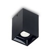Миниатюра фото потолочный светодиодный светильник ideal lux nitro 10w square nero | 220svet.ru