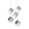 Миниатюра фото подвесной светильник 10301p/5 silver delight collection | 220svet.ru