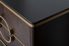 Миниатюра фото тумба прикроватная шпон 2 ящика garda decor 151sv-10001 | 220svet.ru