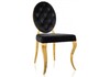 Миниатюра фото стул odda черный / золотой | 220svet.ru
