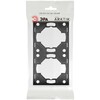 Миниатюра фото рамка для розеток и выключателей эра arktik 16-5002-05 на 2 поста антрацит б0070558 | 220svet.ru